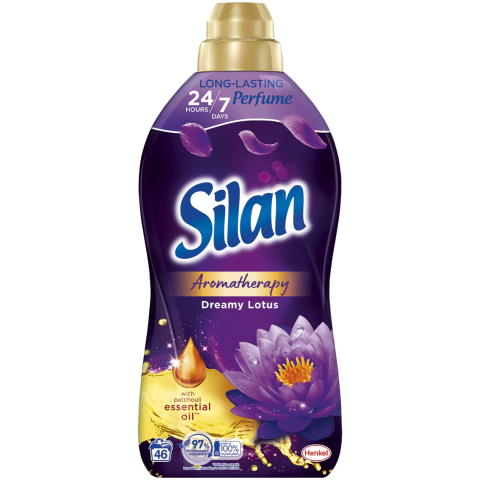 Detergent si Balsam rufe - Balsam de rufe Silan Aroma Therapy Dreamy Lotus, 50 spalari, 1100 ml