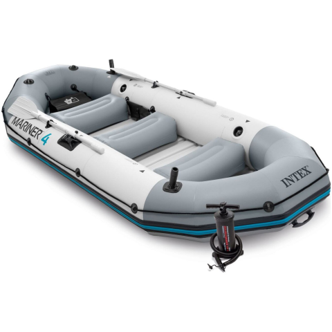 BARCI RESIGILATE - Barca gonflabila Intex Mariner 4, capacitate 500kg, 328cmx145cmx48cm