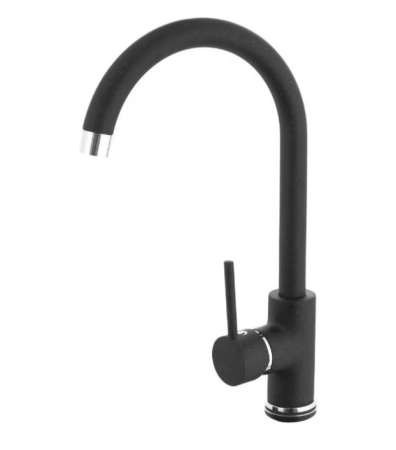 Sanitare - Baterie bucătărie Kring Sevilla grafit monocomandă | cautarescu.ro