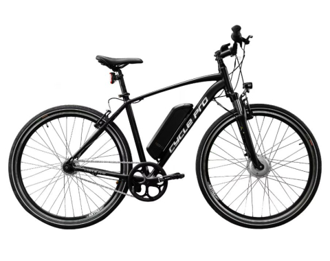 BICICLETE SI TROTINETE ELECTRICE - RESIGILATE - Bicicleta Electrica Cycle Pro - 28 Inch, M-L, Negru Mat