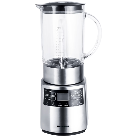 BLENDERE/MIXERE SI STORCATOARE - Blender Heinner Master Collection HBL-1000XMC, 1000 W, 1.5 l, 6 programe, functie Pulse, Negru/Argintiu