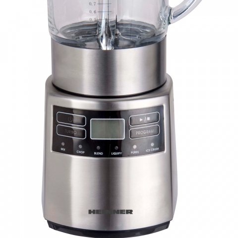 Blender Heinner Master Collection HBL-1000XMC, 1000 W, 1.5 l, 6 programe, functie Pulse, Negru/Argintiu [1]
