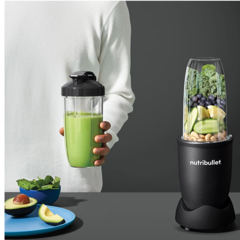 Blender Nutribullet Pro NB907MAB, 900 W, 1 viteza, 5 accesorii, negru [3]