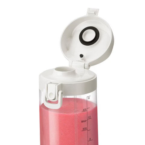 Blender portabil Nutribullet® 0C22300093, capacitate 475 ml, 15 utilizari per incarcare, USB-C, alb [1]