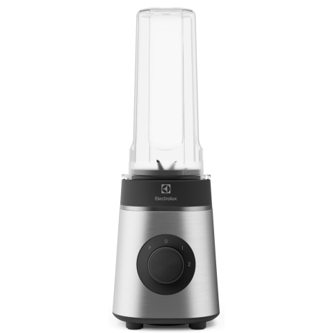 Blender sport Electrolux Create 4 E4SB1-4ST, 350 W, 0.6 l, 2 viteze + functie Pulse, 2 recipiente on-the-go, lame inox detasabile, inox [1]
