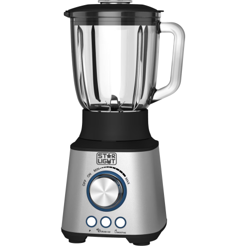 BLENDERE/MIXERE SI STORCATOARE - Blender Star-Light Toro, 1000 W, Control digital, 1.5 l, 5 Viteze, Functie impuls + zdrobire gheata, Vas de sticla, Inox