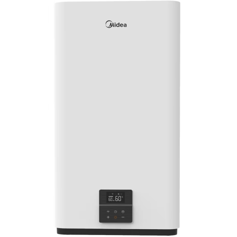 CLIMATIZARE SI SISTEME DE INCALZIRE - Boiler electric Midea D100-20ED6, Flat, 100l, 2000W, control Wi-Fi, termostat capilar, montaj vertical/orizontal, rezervor emailat