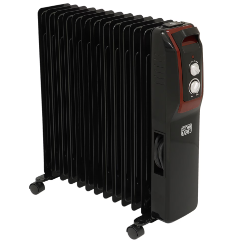 Calorifer electric cu ulei Star-Light YOH13B, 2500 W, 13 elementi 145 x 582 mm, 5 canale ulei, 3 trepte de putere, Termostat reglabil, Indicator luminos, Negru [1]