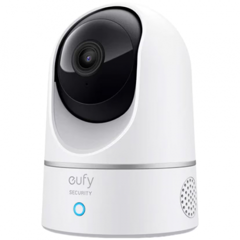 Camere si Sisteme de Supraveghere - Camera de supraveghere eufy E220 cu Pan/Tilt 360 grade, 2K, Utilizare Baby Monitor, Wireless, Night Vision, Detectarea miscarilor, Two-Way Audio