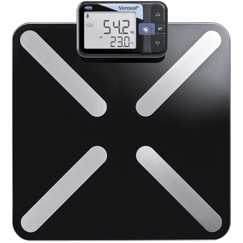 SANATATE SI WELLNESS - Cantar cu analizator corporal Veroval, display detasabil, Hartmann, 5 functii, 4 memorii