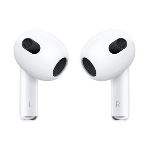 AUDIO, VIDEO SI COMPONENTE PC -RESIGILATE - Casti AirPods 3, Apple, Autonomie 6 ore, Rezistente la apa, Alb/Negru