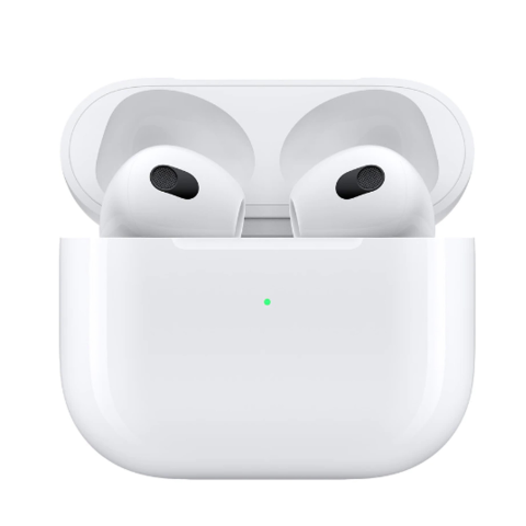 Casti AirPods 3, Apple, Autonomie 6 ore, Rezistente la apa, Alb/Negru [1]
