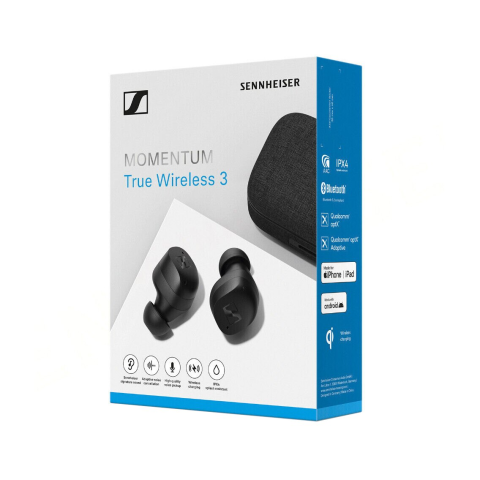 AUDIO, VIDEO SI COMPONENTE PC -RESIGILATE - Casti audio In-Ear Sennheiser Momentum True Wireless 3, Bluetooth, Microfon, Grafit