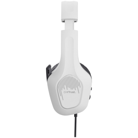 Casti Gaming cu fir Trust GXT415PS ZIROX, drivere 50mm, microfon pliabil, compatibil PC, PS4/PS5/Xbox, cablu 1,2m, alb/negru [2]