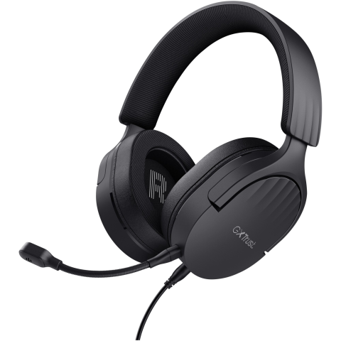 Casti Gaming cu fir Trust GXT489 FAYZO, headset, compatibil PC, PS5, PS4, Xbox Series X|S, Switch, Mobile, microfon, noise-cancelling, Negru [2]