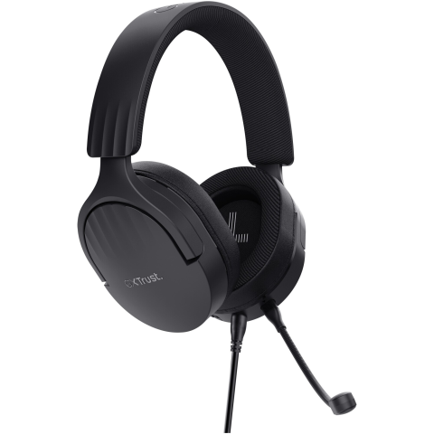 Casti Gaming cu fir Trust GXT489 FAYZO, headset, compatibil PC, PS5, PS4, Xbox Series X|S, Switch, Mobile, microfon, noise-cancelling, Negru [1]