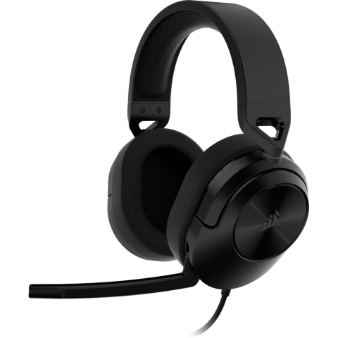 AUDIO, VIDEO SI COMPONENTE PC -RESIGILATE - Casti gaming cu microfon Corsair HS55 Surround, Dolby Audio 7.1, conector USB & 3.5mm, Negru Carbon