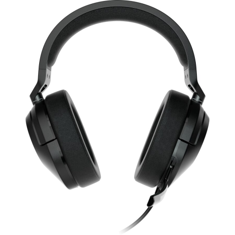 Casti gaming cu microfon Corsair HS55 Surround, Dolby Audio 7.1, conector USB & 3.5mm, Negru Carbon [2]
