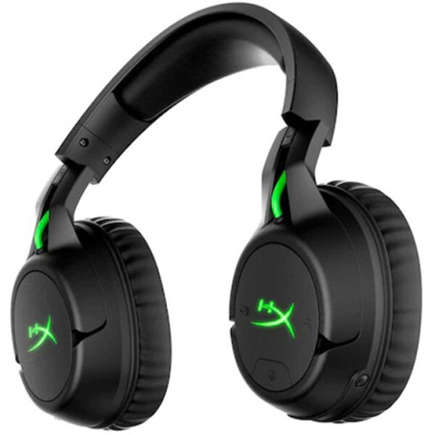 AUDIO, VIDEO SI COMPONENTE PC -RESIGILATE - Casti gaming wireless HyperX CloudX Flight, compatibile cu PC/Xbox One/Xbox Series X|S, negru/verde