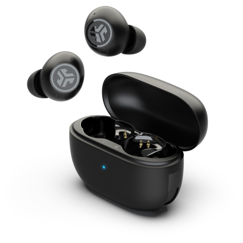 Casti In-Ear JLAB Go Pop ANC, True Wireless, Bluetooth, ANC, Multipoint, Autonomie 24 ore, IP55, Black [2]