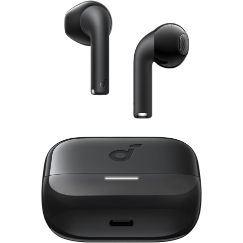 AUDIO, VIDEO SI COMPONENTE PC -RESIGILATE - Casti wireless Semi-in-Ear Anker Soundcore K20i, Autonomie 36 ore, IPX5, Bluetooth 5.3, Negru
