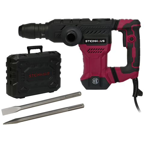 MASINI DE GAURIT SI INSURUBAT - Ciocan demolator Steinhaus PRO-DH1300, 1300W, 4100 BPM, 18J, mandrina SDS-MAX, kitbox, dalta si spit