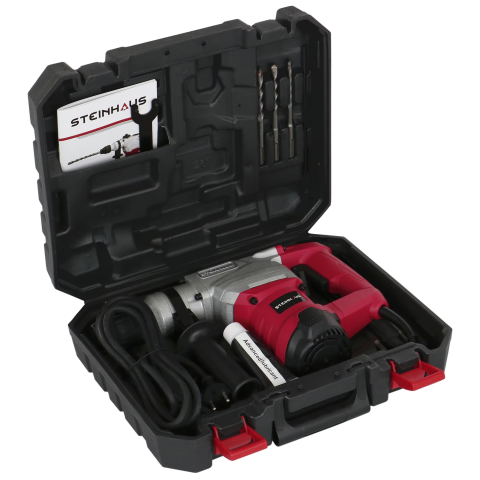 Ciocan rotopercutor Steinhaus PRO-RH1200, 1200W, 850 RPM, 5J, mandrina SDS-Plus, 3 functii [1]