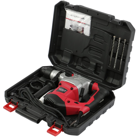 MASINI DE GAURIT SI INSURUBAT - Ciocan rotopercutor Steinhaus PRO-RH1500+, 1500W, 860 RPM, 5.5J, mandrina SDS-Plus, 4 functii