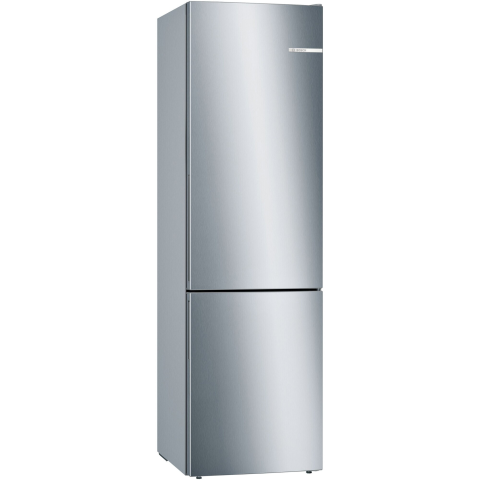 APARATE FRIGORIFICE - Combina frigorifica Bosch KGE39ALCA, 343 l, Low Frost, Raft sticle, Control electronic, VitaFresh, Clasa C, H 201 cm, Argintiu