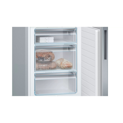 Combina frigorifica Bosch KGE39ALCA, 343 l, Low Frost, Raft sticle, Control electronic, VitaFresh, Clasa C, H 201 cm, Argintiu [3]