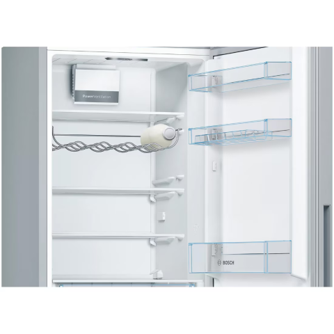 Combina frigorifica Bosch KGV36VLEAS, 308 l, Low Frost, VitaFresh, Raft sticle, Clasa E, H 186 cm, Argintiu [2]