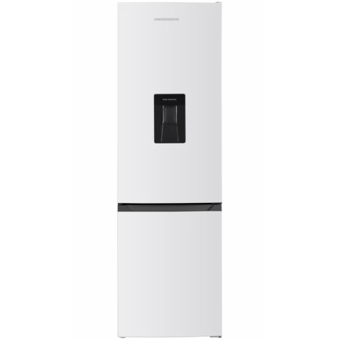 APARATE FRIGORIFICE - Combina frigorifica Heinner HC-HM260WDE++, 260 l, Control electronic, Dozator de apa, Iluminare LED, Usi reversibile, Clasa E, H 180 cm, Alb