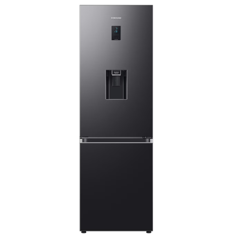 APARATE FRIGORIFICE - Combina frigorifica Samsung RB34C652EB1/EF, 341 l, Total No Frost, All-Around Cooling, Compresor Digital Inverter, Dozator apa, WiFi, Clasa E, H 185 cm, Dark Inox