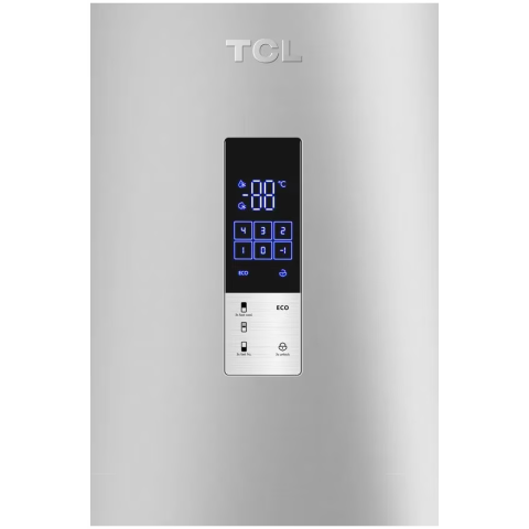 Combina frigorifica TCL MEGA Space RP409BLE0, 409L, Total No Frost, Compresor Inverter, Display Touch, T-Fresh, Multi-air flow, Power Cool, Power Freeze, Sertar Crisper, Usa reversibila, deschidere 90 [2]