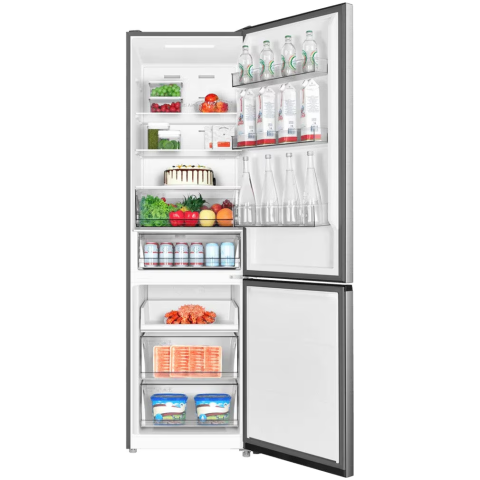Combina frigorifica TCL MEGA Space RP409BLE0, 409L, Total No Frost, Compresor Inverter, Display Touch, T-Fresh, Multi-air flow, Power Cool, Power Freeze, Sertar Crisper, Usa reversibila, deschidere 90 [3]