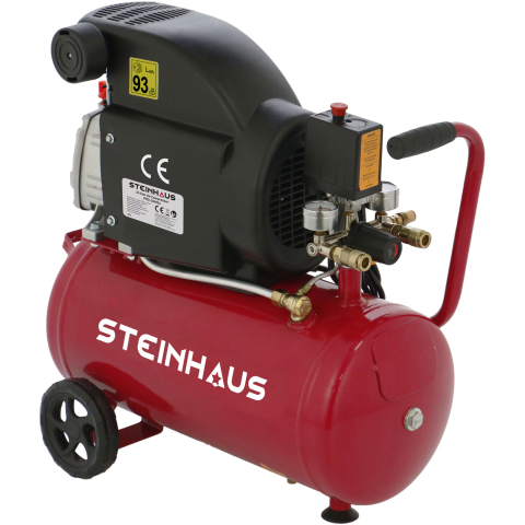 Scule electrice & Unelte - Compresor aer Steinhaus PRO-COM24, 24L, 1500W, 2CP, 8bar, 206l/ min (RESIGILAT)