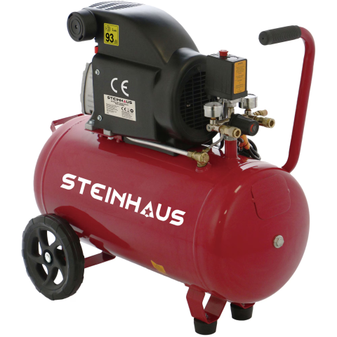 COMPRESOARE SI GENERATOARE - Compresor aer Steinhaus PRO-COM50, 50l, 1500W, 2CP, 8bar, 206l/min (RESIGILAT)