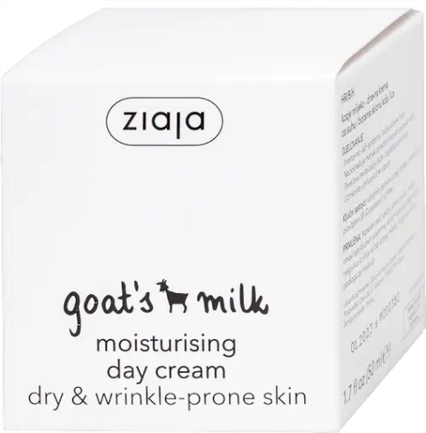 Ingrijire Par si Corp - Cremă hidratantă de zi cu lapte de capră pentru ten uscat, 50 ml