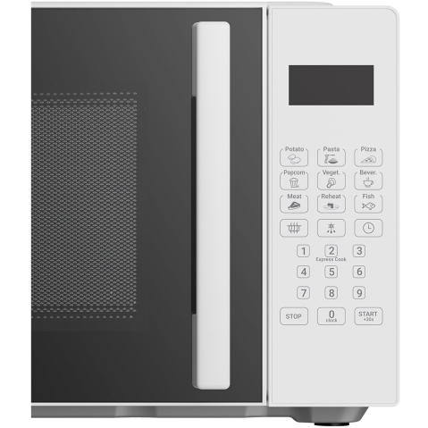 ARTICOLE DIVERSE - Cuptor cu microunde Daewoo, control digital, 20 litri, putere 700 W, 5 niveluri de putere, farfurie interioara de 24,5 cm, Alb