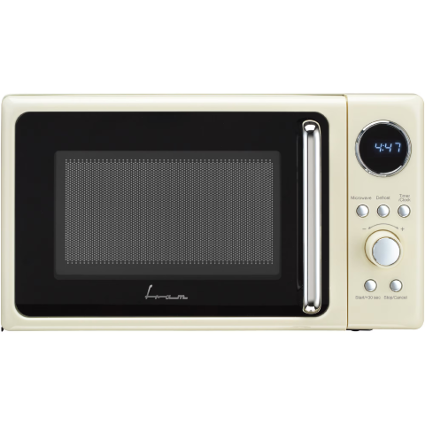 ELECTROCASNICE - RESIGILATE - Cuptor cu microunde Fram FMW-MD20DRCR , 20 l , 800 W, Control digital, Afisaj digital, Crem