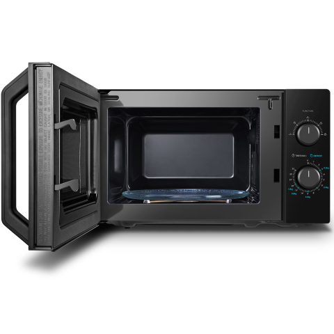 Cuptor cu microunde Toshiba MW2-MM20PBK, 20 l, 800 W, Control mecanic, Iluminare LED, Negru [2]