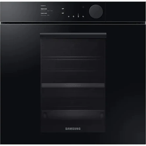 ELECTROCASNICE - RESIGILATE - Cuptor incorporabil Samsung NV75T8979RK/EF, Infinite Line, Electric, Autocurare pirolitica, 75l, Dual Cook, Ecran TFT 4.3", WiFi, Sonda temperatura, Soft Close Door, Clasa A+, Negru