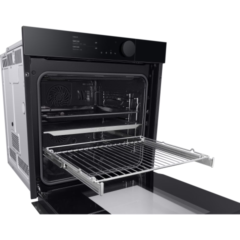 Cuptor incorporabil Samsung NV75T8979RK/EF, Infinite Line, Electric, Autocurare pirolitica, 75l, Dual Cook, Ecran TFT 4.3", WiFi, Sonda temperatura, Soft Close Door, Clasa A+, Negru [5]