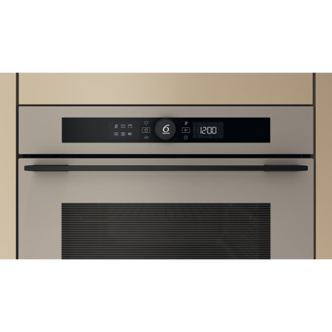Cuptor incorporabil Whirlpool WOI4S8CM1SEA, Electric, 73 l, Autocuratare catalitica, Tehnologie al 6-lea simt, Casa A+, Bej [2]