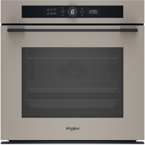 ELECTROCASNICE - RESIGILATE - Cuptor incorporabil Whirlpool WOI4S8CM1SEA, Electric, 73 l, Autocuratare catalitica, Tehnologie al 6-lea simt, Casa A+, Bej