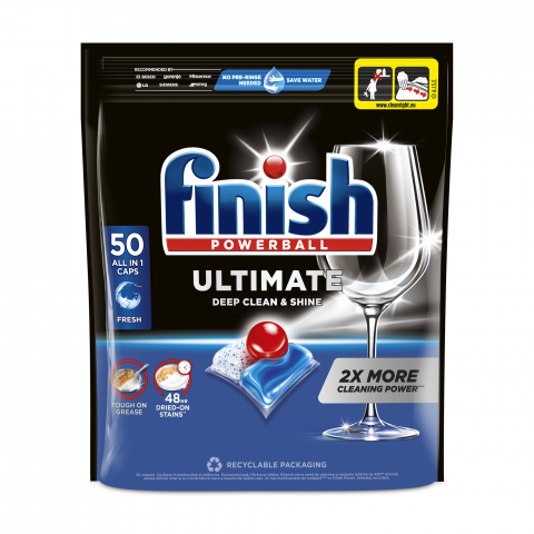 Detergent capsule pentru masina de spalat vase Finish Ultimate All in 1, 50 buc [1]