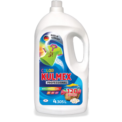 Detergent si Balsam rufe - Detergent Lichid Kulmex Profesional Color, 4,305L, 120 spalari
