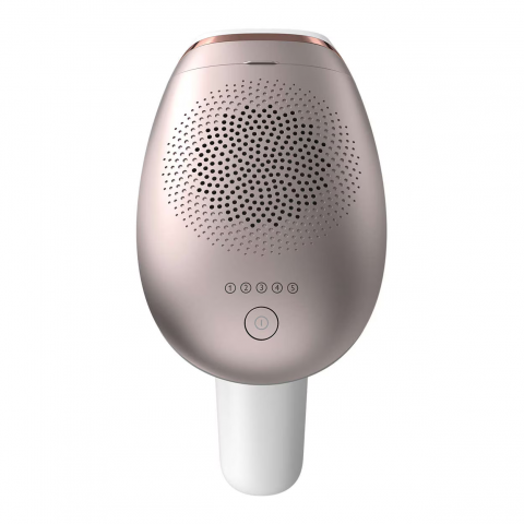 Epilator IPL Philips Lumea SC1998/00, 250.000 impulsuri, Senzor nuanta piele, accesoriu fata, corp si inghinal, utilizare cu fir, husa, Roz/Alb [3]