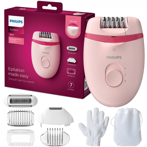 Epilator Clasic - Epilator Philips Satinelle BRE285/00, Roz