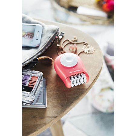 Epilator Rowenta Easy Touch EP1110F1, 2 trepte de viteza, 24 pensete, 4.8 W, sistem de masaj cu bile, roz [2]